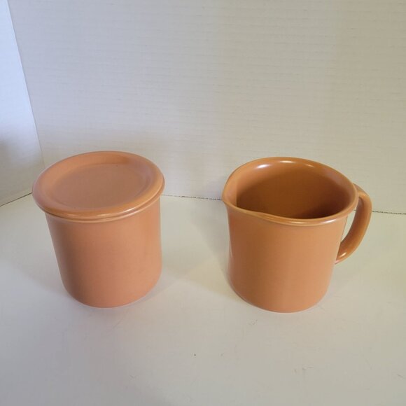 Vintage Sonora White Crown Corning Japan Ceramic Pitcher & Covered Sugar Bowl Se - Picture 1 of 5